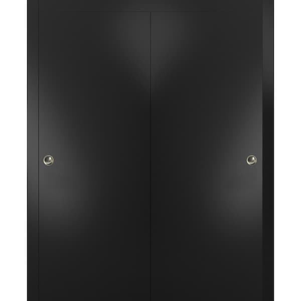Sartodoors Barn Interior Door, 24" x 84", White PLANUM10DBD-BLK-6496 - main